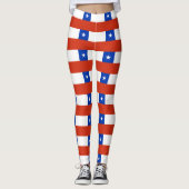 Leggings unter der Flagge des Chilen (Vorderseite)