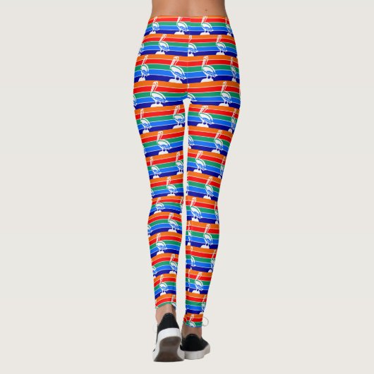 Leggings unter der Flagge Floridas (Rückseite)
