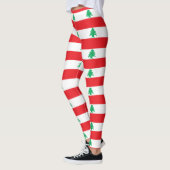 Leggings unter der Flagge Libanons (Links)