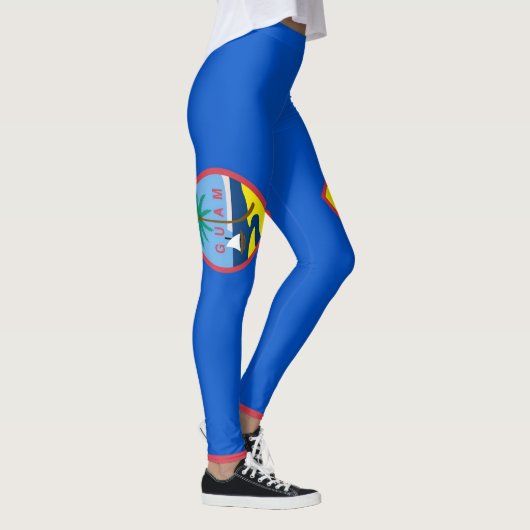 Leggings unter der Flagge von Guam, USA (Rechts)