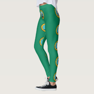 Leggings unter der Flagge von Washington Staat, US
