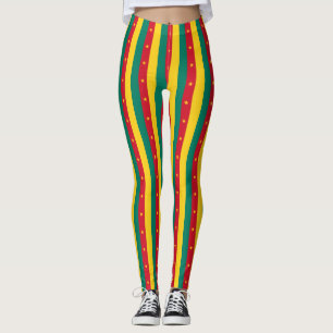 Leggings unter kamerunischer Flagge