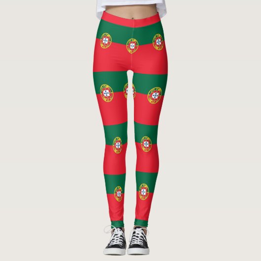 Leggings unter portugiesischer Flagge (Vorderseite)