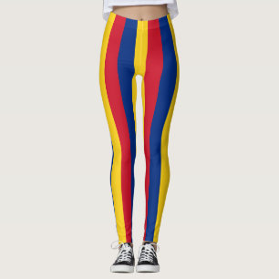 Leggings unter rumänischer Flagge