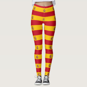 Leggings unter spanischer Flagge
