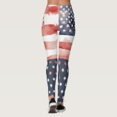 LEGGINGS unter US-Flagge mit Sternenangabe (Rückseite)