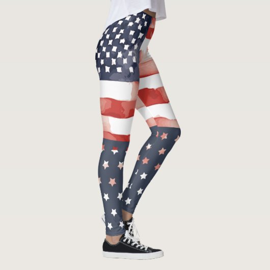 LEGGINGS unter US-Flagge mit Sternenangabe (Rechts)