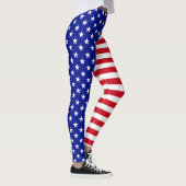 LEGGINGS - US FLAGGE (Rechts)