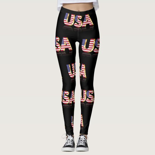 Leggings - USA - Patriotic (Vorderseite)