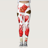 Leggings Valentinherzen (Vorderseite)