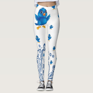 Leggings Vögel