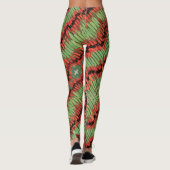 Leggings von BINGALUM Designs "PEAS n PODS" (Rückseite)