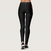 Leggings von Black Women mit Parrot-Design (Rückseite)