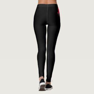 Leggings von Black Women mit Parrot-Design