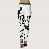 Leggings von der Querland-Kaffeewanderausstellung (Rückseite)