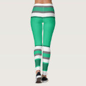 Leggings von Funky Stripes Lines Power (Rückseite)