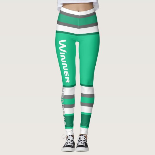 Leggings von Funky Stripes Lines Power (Vorderseite)
