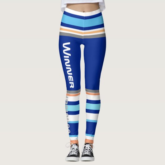 Leggings von Funky Stripes Lines Power (Vorderseite)