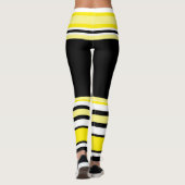 Leggings von Funky Stripes Lines Power (Rückseite)