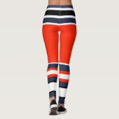 Leggings von Funky Stripes Lines Power (Rückseite)