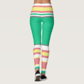 Leggings von Funky Stripes Lines Power (Rückseite)