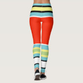 Leggings von Funky Stripes Lines Power (Rückseite)