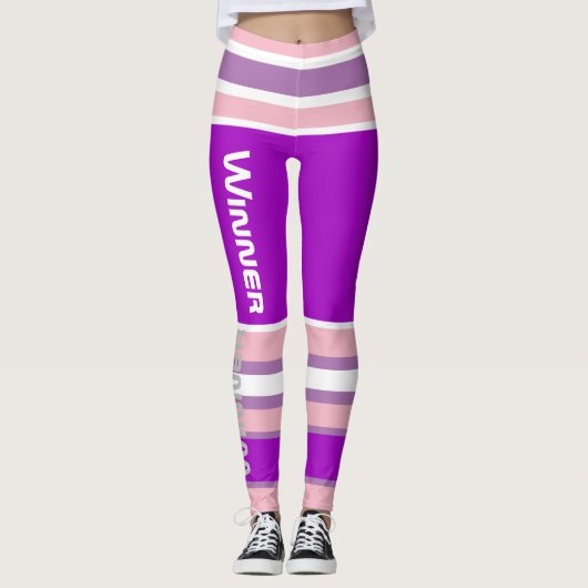 Leggings von Funky Stripes Lines Power (Vorderseite)