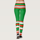 Leggings von Funky Stripes Lines Power (Rückseite)