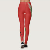 Leggings von Grünem Vogel (Rückseite)