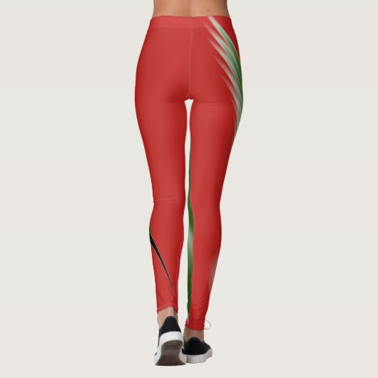Leggings von Grünem Vogel (Rückseite)