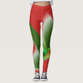 Leggings von Grünem Vogel (Vorderseite)