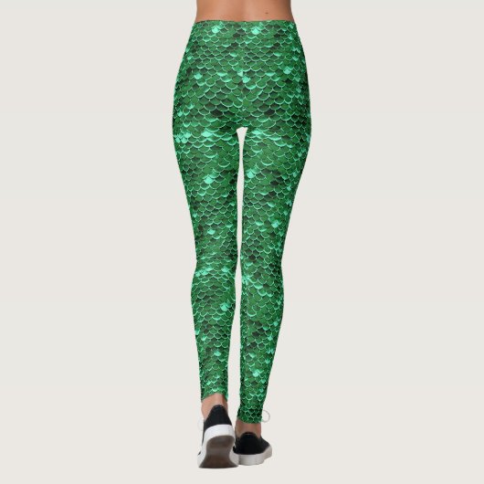 Leggings von Meerjungfrauen Ariel Inspiriert (Rückseite)