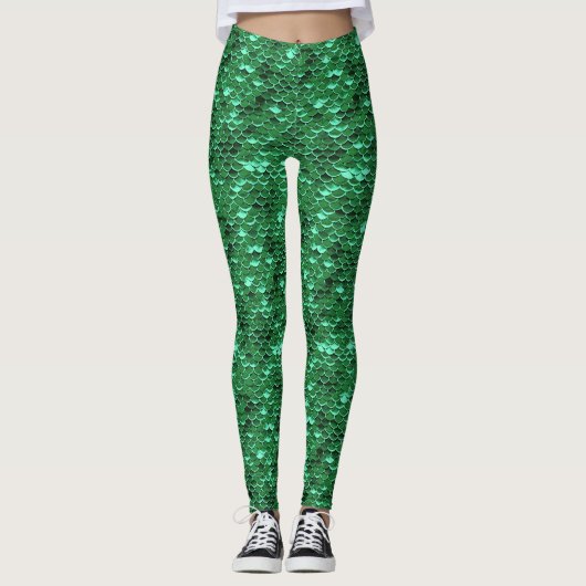 Leggings von Meerjungfrauen Ariel Inspiriert (Vorderseite)