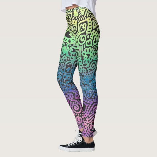 Leggings von Pastel Doodle (Links)