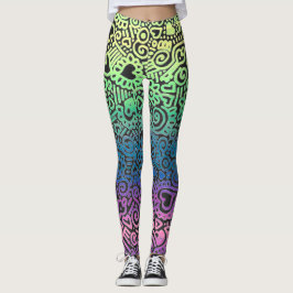Leggings von Pastel Doodle