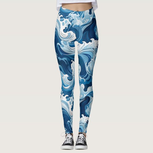 Leggings von Wasserelementen (Vorderseite)