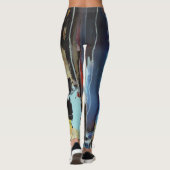 Leggings "Wasserfall-Palette" (Rückseite)