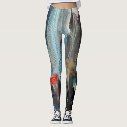 Leggings "Wasserfall-Palette" (Vorderseite)