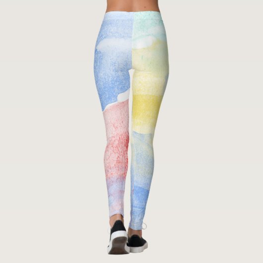 LEGGINGS - Weiche Pastellfarben (Rückseite)