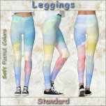 LEGGINGS - Weiche Pastellfarben<br><div class="desc">Für diejenigen unter Ihnen, die sich vor fetten Farben in ihrer Kleidung zurückscheuen, bieten wir diese Standard-Leggings mit einem Aquarellmuster-Design mit SOFT PASTEL COLORS an. Erhältlich in fünf Frauengrößen (XS, S, M, L, XL). Siehe "Über dieses Produkt" unten für allgemeine Größen- und Produktinformationen, Das Bild deckt das gesamte Paar von...</div>