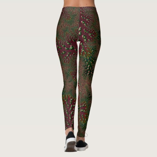 Leggings ~ Weihnachten grün~ Original (Rückseite)