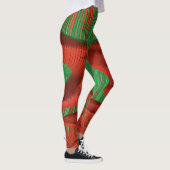 Leggings ~ Weihnachten Rot und Grün (Rechts)