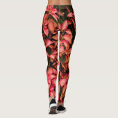 Leggings Weihnachts-Blume Poinsettia (Rückseite)