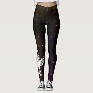 LEGGINGS WEISS IN EINEM NACHT