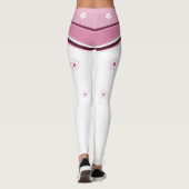 Leggings weiß und rosa (Rückseite)