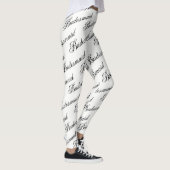 Leggings - Weiß und Schwarz (Rechts)