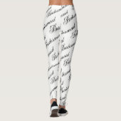 Leggings - Weiß und Schwarz (Rückseite)