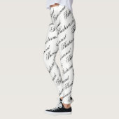 Leggings - Weiß und Schwarz (Links)