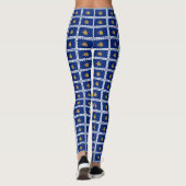 Leggings with flag of Quebec City, Canada (Rückseite)