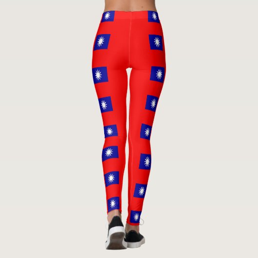 Leggings with flagge of Taiwan (Rückseite)